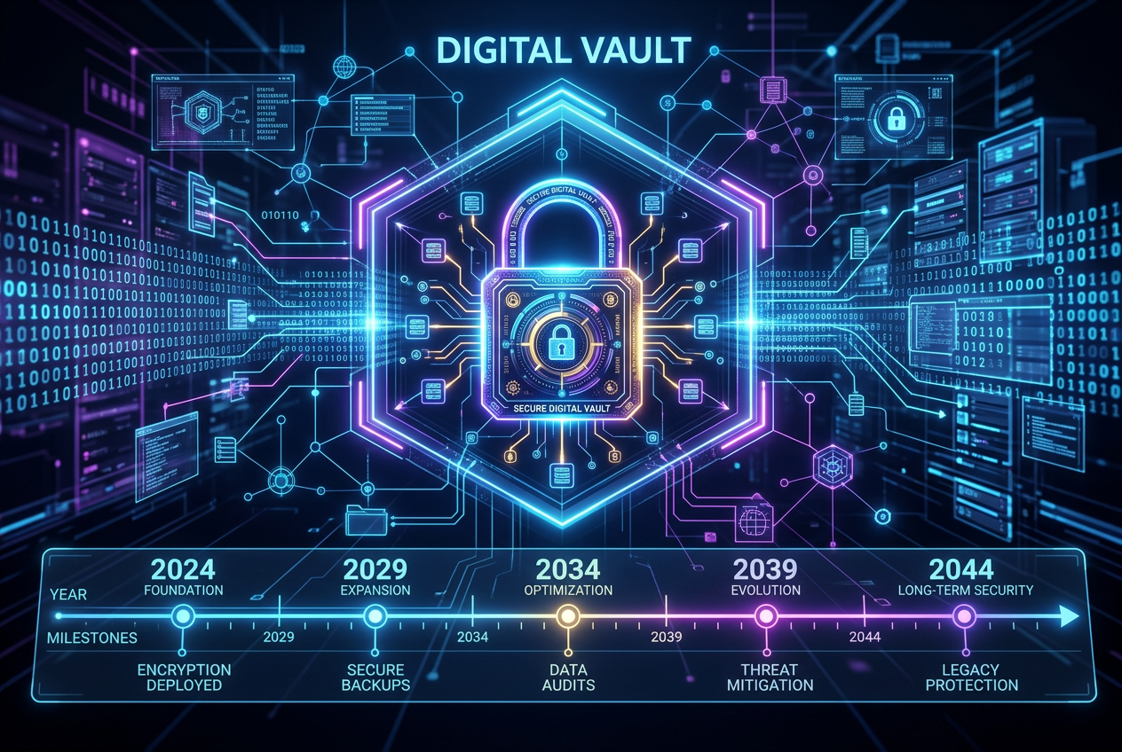 How to Store a Digital Time Capsule Securely for 20 Years