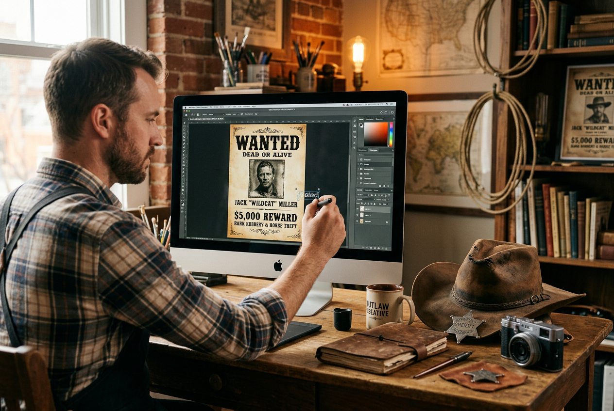 How to Create a Wanted Poster Online for Free: Complete Tutorial