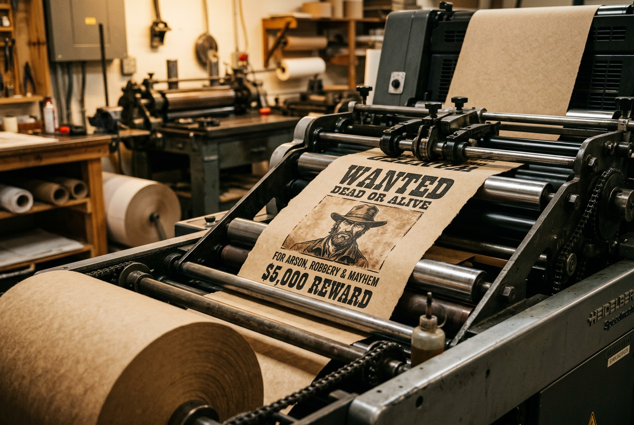 How to Print High-Quality Wanted Posters: Paper, Size & Settings Guide